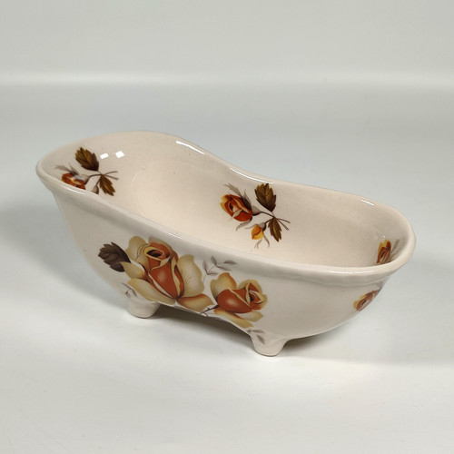 Ceramic bath tub shaped soap - ceramic,