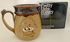 Pretty ugly pottery tankard - ,