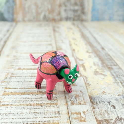 Armadillo hand painted - armadillo,