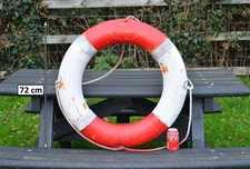 used old plastic  life ring buoy 72 cm lifebuoy  - FREE DELIVERY