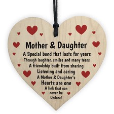 Mother And Daughter Gifts Wood