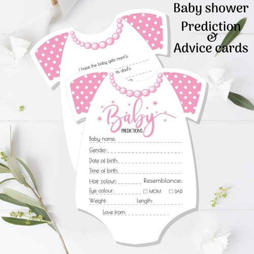 Baby shower games girls advice - games,