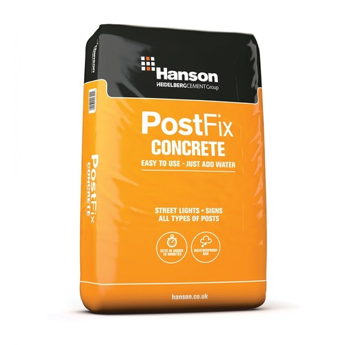 Hanson postfix concrete fence - hanson,