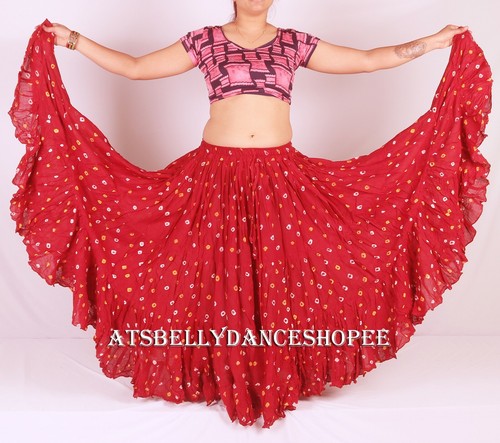 Red yard skirt cotton - yard,