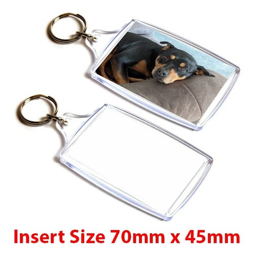 Blank acrylic keyring - blank, diy