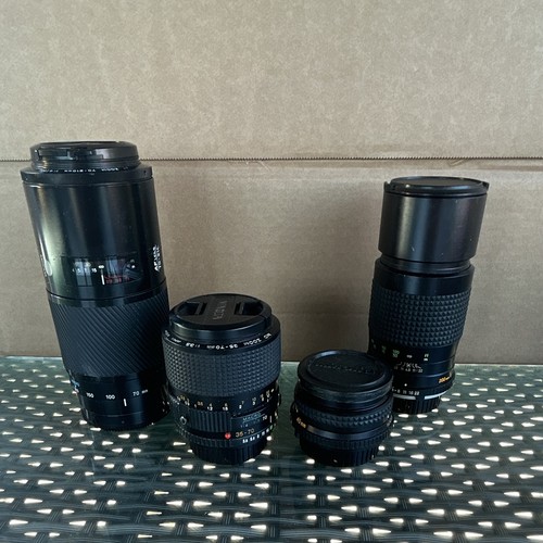 Various minolta lenses - various,