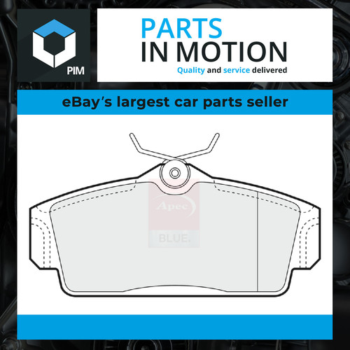 Brake pads set fits - brake,