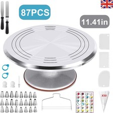 87PCS Cake Turntable Aluminum