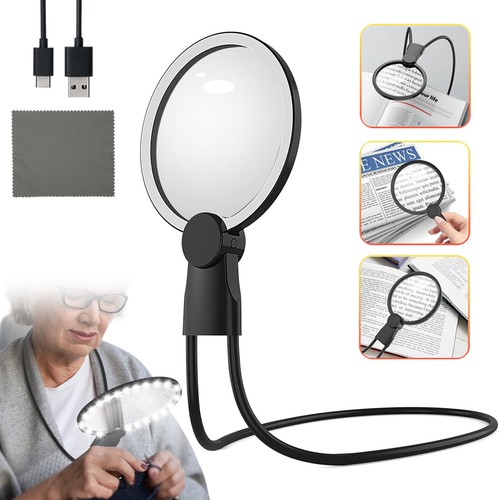 Hands free magnifying glass - 5x,