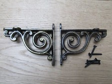 Rustic iron shelf bracket