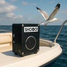 Audio Bird Scarer for  Seagulls  and Comorants.  Battery Powered Deterrent
