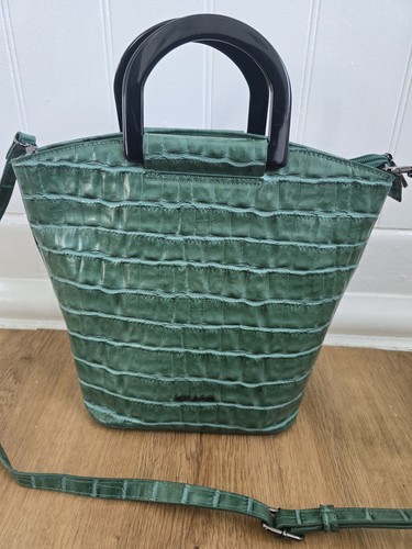 Bulaggi green mock - croc, faux