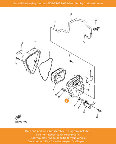 Yamaha case air cleaner 1 - cleaner,