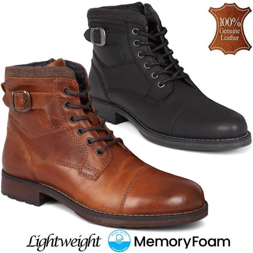 Mens leather army military - leather,