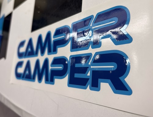 Camper decals twin - twin, set