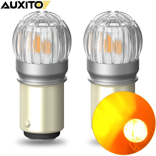 Quality amber 1157 bulb - 2x,