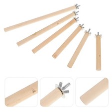 6pcs Sturdy Bird Parrot Perches Stand Platform Budgie Perches For Cage UK