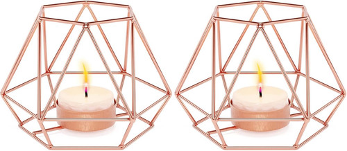 2pcs tea light candle holders - tea,