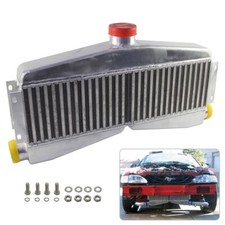 Universal FMIC Twin Turbo Bar & Plate Intercooler  (2 In / 1 Out) 400-800HP SL