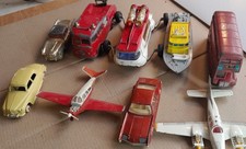 x9 Vintage DINKY/Corgi diecast vehicle BUNDLE *To RENOVATE* Spares/Repairs