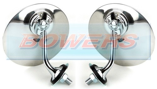 Pair lucas style chrome - of,
