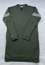 Lacoste Long Sleeve Jumper Sweatshirt Dress V-Neck Green Women’s Size 34 / 8