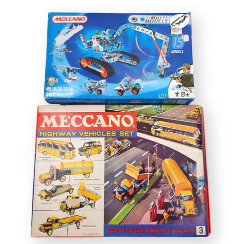Meccano highway vehicles set - highway,
