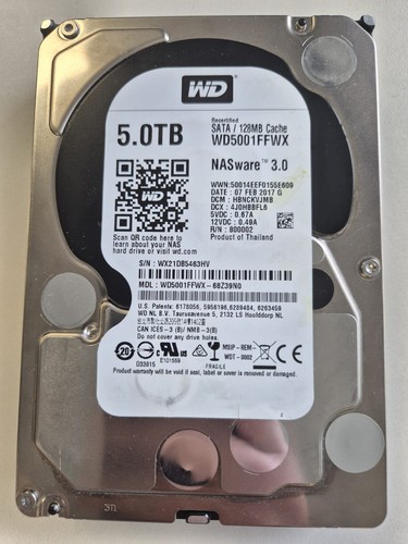 Western digital wd5001ffwx 5tb - western,