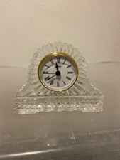 Vintage Galway Irish Crystal quartz Mantle Clock 
