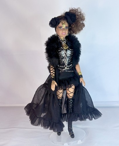 Fashion punk goth ooak barbie - ooak,