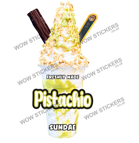 Ice cream van sticker