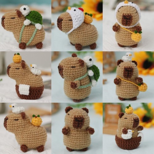 Beginner capybara diy crochet - beginner,
