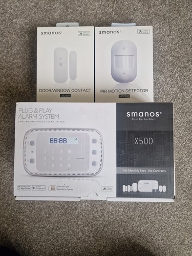 Smanos x500 plug play alarm - plug,