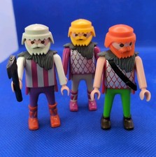 Three Playmobil Viking/