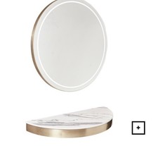 Gold Round Hair  Salon Styling