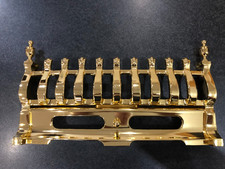 Fireplace brass effect in