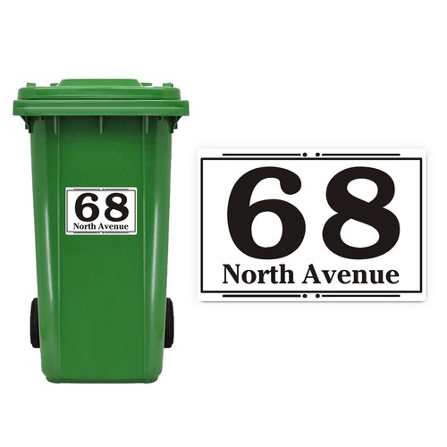 Personalised wheelie bin - wheelie,