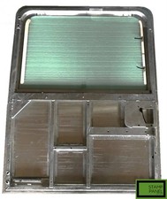 HEATED GLAZED GALVANISED REAR DOOR TAILGATE FOR LAND ROVER SERIES 2 3 1958-1985