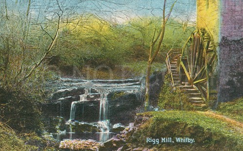 Whitby vintage postcard - vintage, c1910s