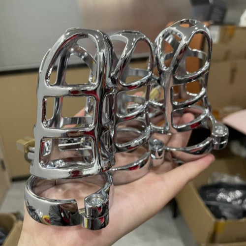 Mesh metal chastity cage male - mesh,
