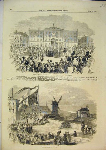 Original old antique print - original,