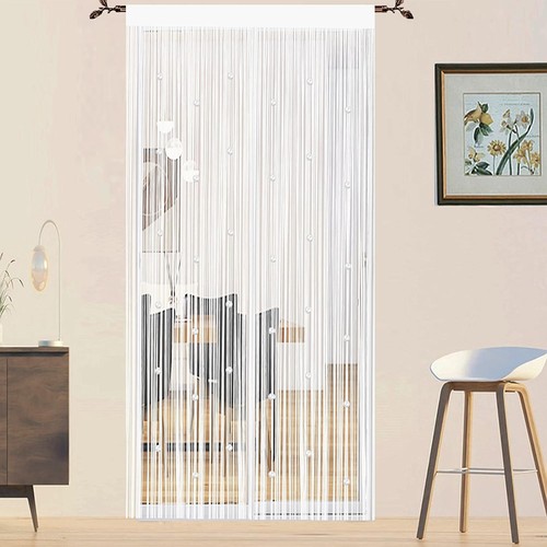 Beaded door curtain fly - beaded,