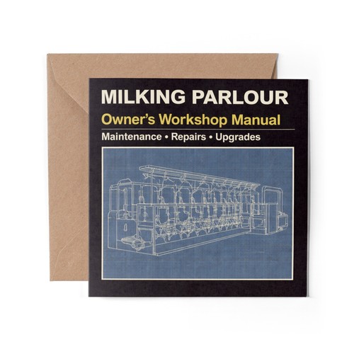 Milking parlour greeting - parlour,