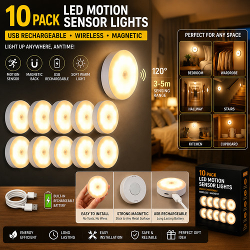 Pack led motion - 1/10, sensor