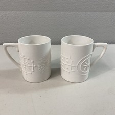 Portmeirion  White Totem Cups