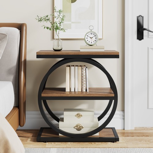 Modern end table tier small - 3-tier,