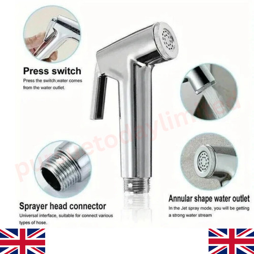 Chrome muslim shower head - chrome,