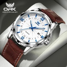 Mens Business Leather Watch