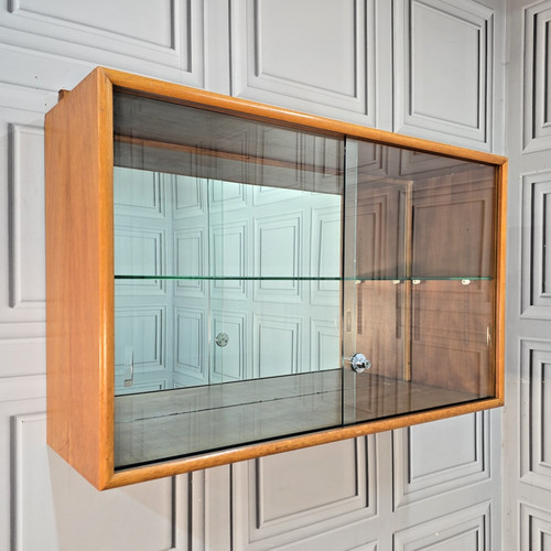 Vintage wall display cabinet - wall,