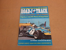 ROAD & TRACK magazine August 1970 custom drag racing Jaguar XJ6 Honda Mercedes